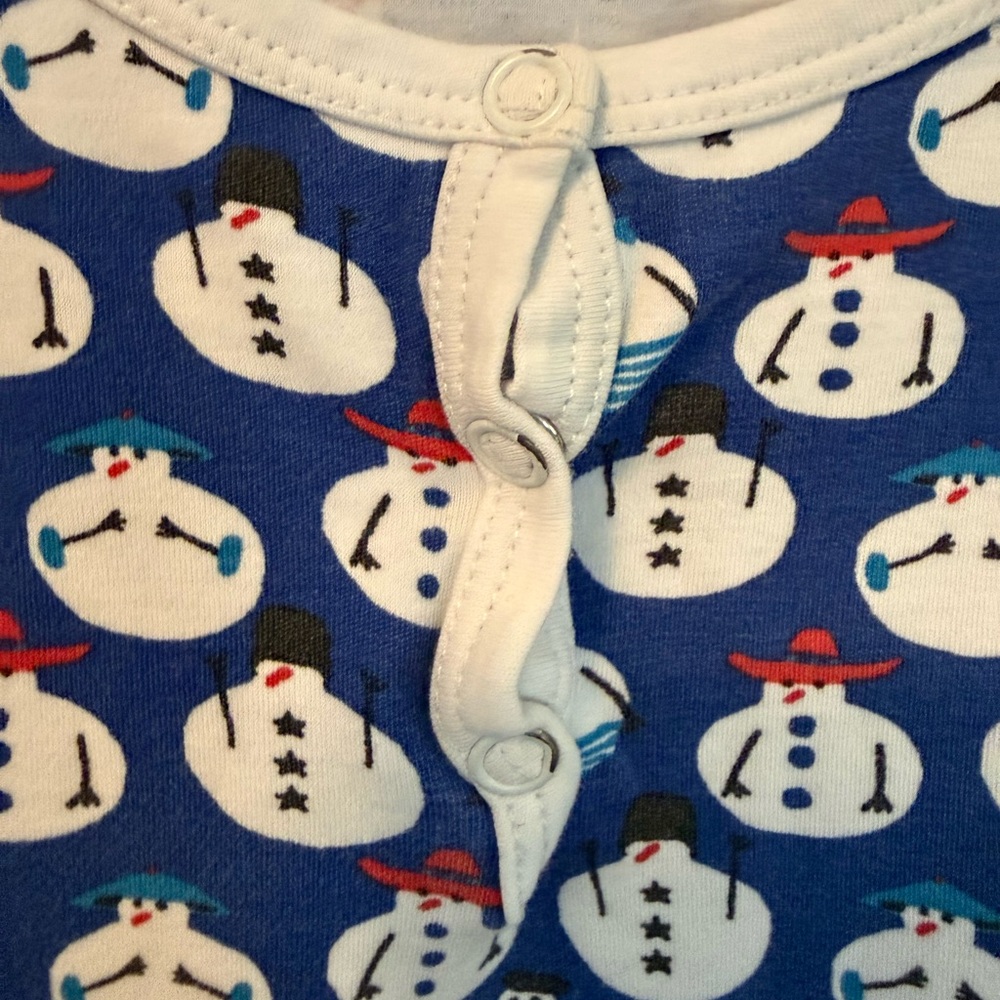 Roller Rabbit Blue Snowman Nightgown - Picture 3 of 4